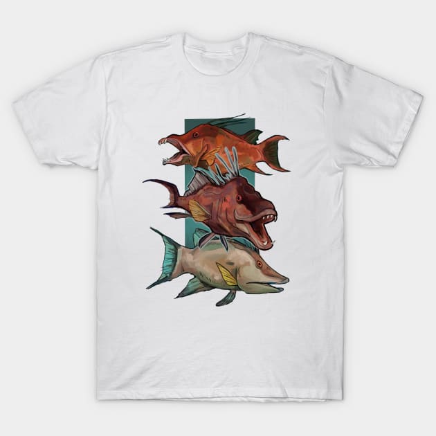 Hogfish Trio T-Shirt by hazmax